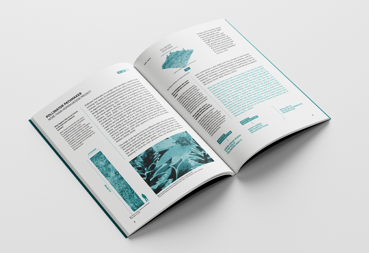 Beyond Sustainability interior spread detail